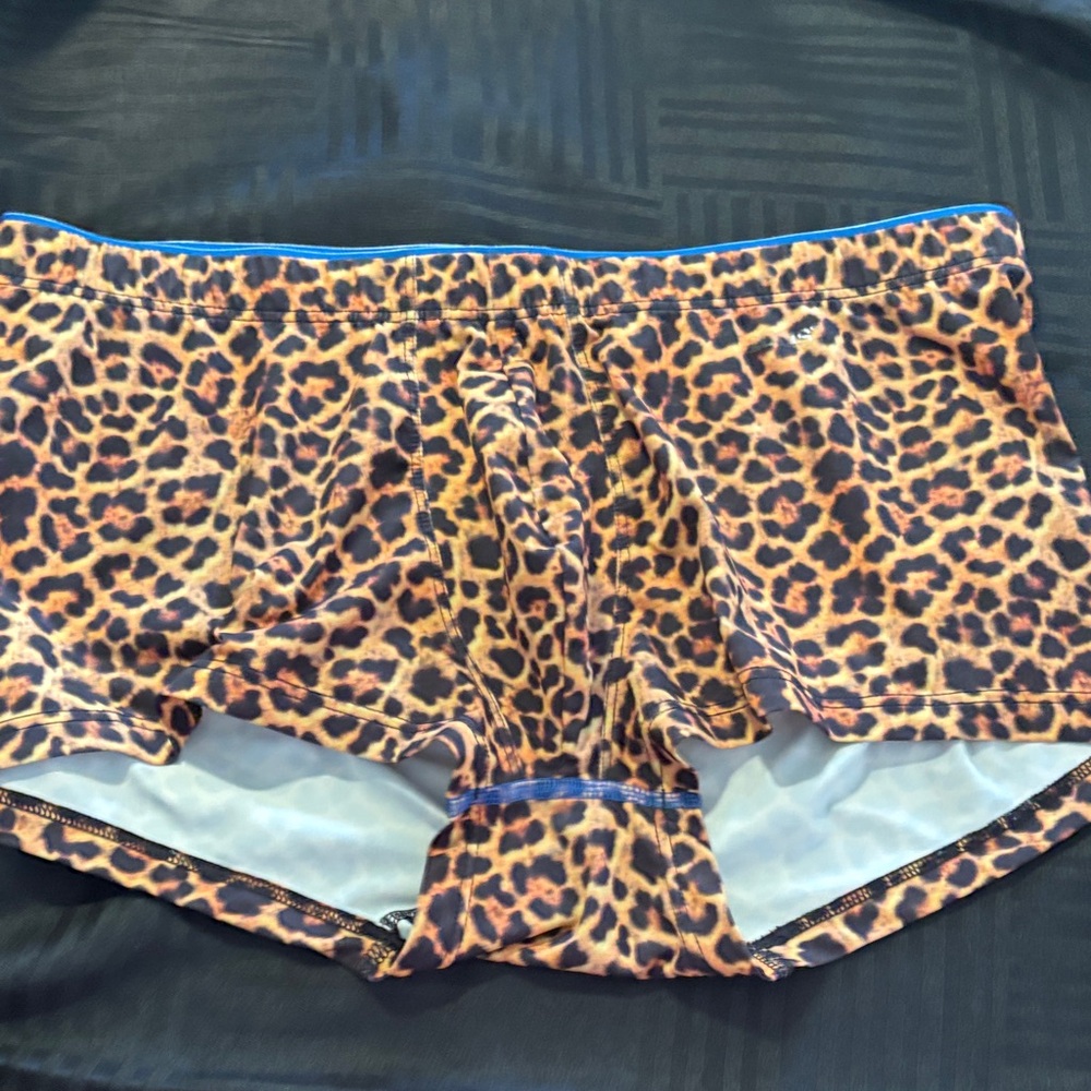 2xist Men's Leopard Print Boxer Briefs